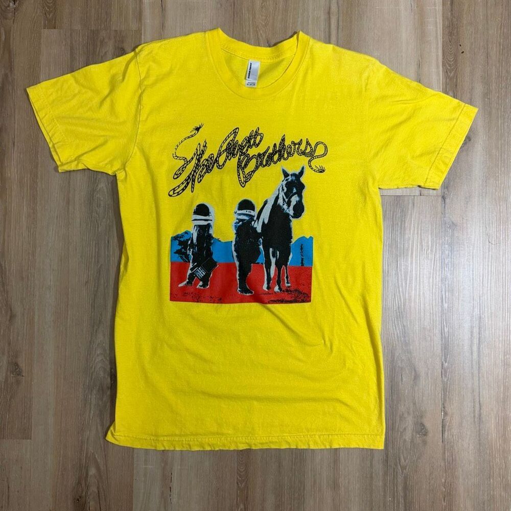 The Avett Brothers True Sadness Album Yellow Shirt Sz M Indie Sleaze Americana